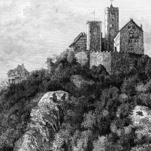Schloss Wartburg Castle Print Schloss Wartburg Castle Print