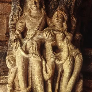 Sculpted gods, Badami Cave Temple