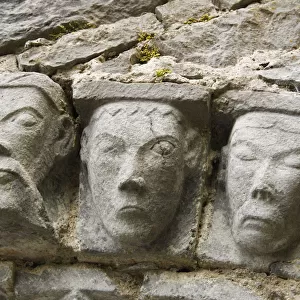 sculpture detail of entrance to dysert o dea church and monastery