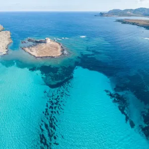 Seascape Print from Above in Stintino, Sardinia Seascape Print from Above in Stintino, Sardinia