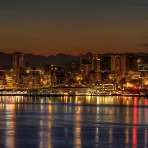 Seattle Downtown Skyline Print with Space Needle Seattle Downtown Skyline Print with Space Needle