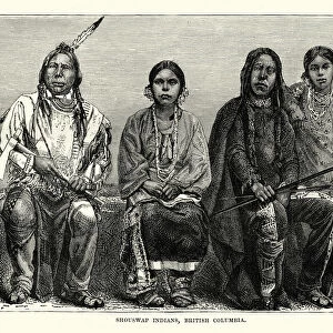 Secwepemc First Nations people, British Columbia, 19th Century