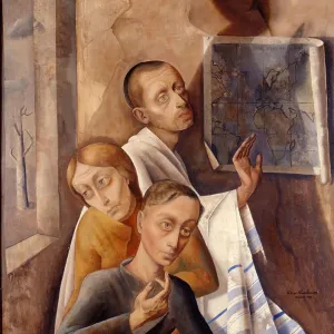 Self-Portrait in hiding, 1944 Self-Portrait in hiding, 1944