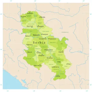 Serbia Reference Map Serbia Reference Map