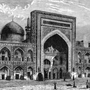 The Shah Mosque In Isfahan, Iran The Shah Mosque In Isfahan, Iran