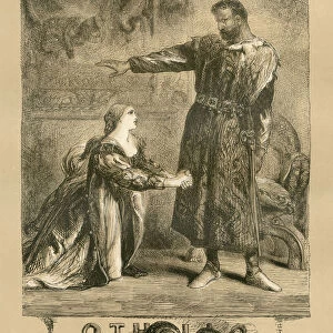 Shakespeare, Othello, Engraving