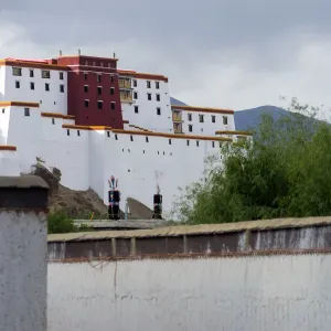 Shigatse Dzong Print, a replica of Lhasa's Potala Palace