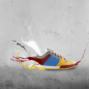Shoe splash Shoe splash