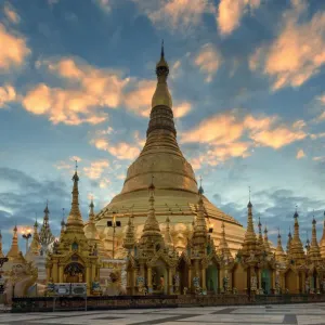 Pagode Shwedagon, Yangon, Myanmar. Pagode Shwedagon, Yangon, Myanmar.