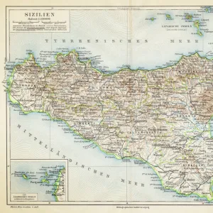 Sicily map 1895