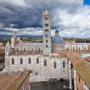 Siena duomo from above