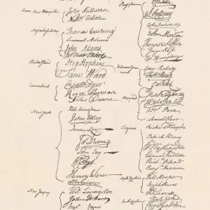 Facsimile Print of the 1774 Petition Signatures Facsimile Print of the 1774 Petition Signatures