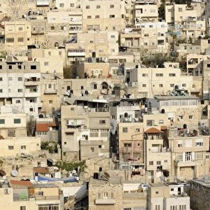 Silwan, Palestinian suburb outside the Old City on the other side of the Kidron Valley, Jerusalem, Israel, Middle East