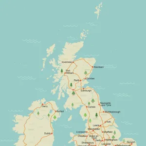 Simple UK map