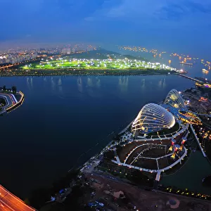 Singapore Flyer and Planet Marina