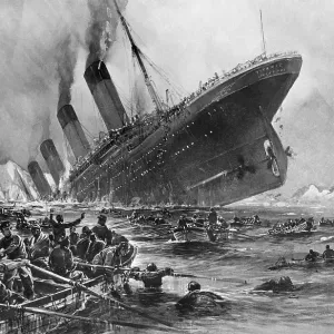 Sinking of the Titanic by Willy Stoewer Sinking of the Titanic by Willy Stoewer