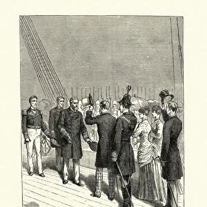Sir Anthony Musgrave, Governor of Queensland visiting HMS Nelson