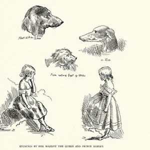 Sketches by Queen Victoria and Prince Albert