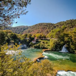 Skradinski Buk waterfall, Krka National Park Skradinski Buk waterfall, Krka National Park