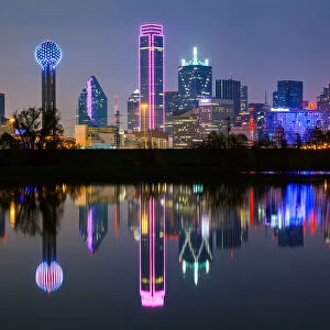 Skyline, Dallas, Texas, America