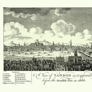 History Jigsaw Puzzle Collection: Great Fire of London (2-5 September 1666)