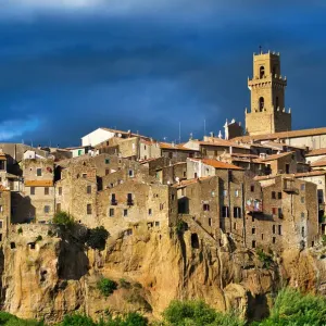 Pitigliano Medieval Hill Town Print Pitigliano Medieval Hill Town Print