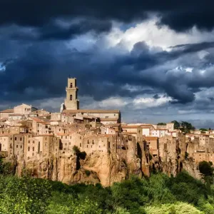 Skyline of Spectacular Medieval Pitigliano Skyline of Spectacular Medieval Pitigliano