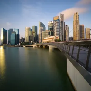 skyline, urban, bridge skyline, urban, bridge