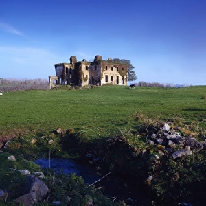 Co Sligo, Ruins of Culleenamore House, Near Knocknarea, Ireland