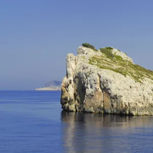 Small rocky island, Kornati islands, Adriatic Sea, Dalmatia region, Croatia, Europe