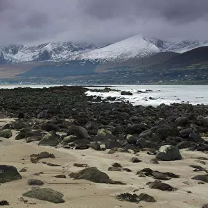 Snow Covered Mountains Near Fermoyle Strand