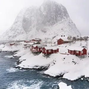 Hamnoy Fishing Village Lofoten Islands Print Hamnoy Fishing Village Lofoten Islands Print