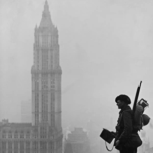 Soldier In Manhattan