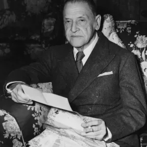 Somerset Maugham Print, 1954 Somerset Maugham Print, 1954