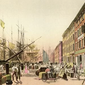 South Street From Maiden Lane, 1828