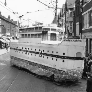 Southend Carnival Float Print, 1929 Southend Carnival Float Print, 1929