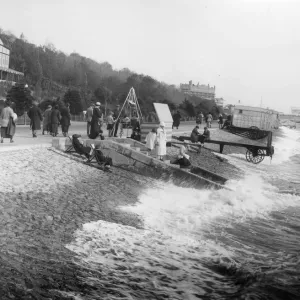 Southend-On-Sea Print circa 1920: West Cliff Parade Scene Southend-On-Sea Print circa 1920: West Cliff Parade Scene
