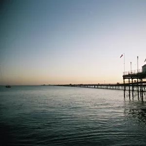 Southend on Sea Pier at Sunset
