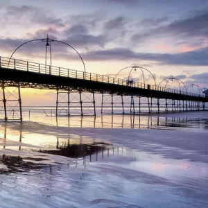 Southport Pier at Sunset