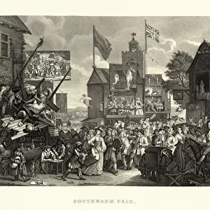 Southwark Fair By William Hogarth