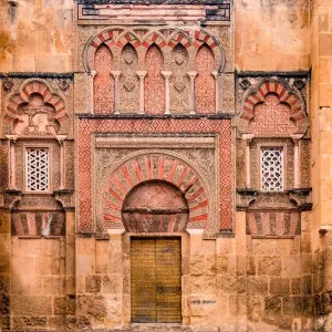 Spain, Cordoba, Mosque-Cathedral of Cordoba, Facade Spain, Cordoba, Mosque-Cathedral of Cordoba, Facade