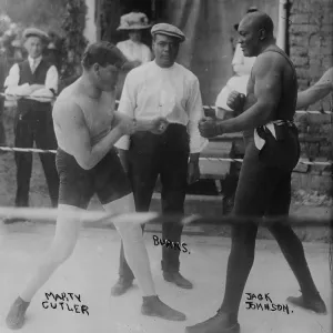 Sparring with the Galveston Giant