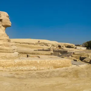 The Sphinx and Cheops Pyramid