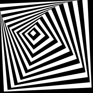 Spiral Pattern of Growing Squares Print Spiral Pattern of Growing Squares Print