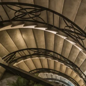 Spiral staircase, Rome, Lazio, Italy