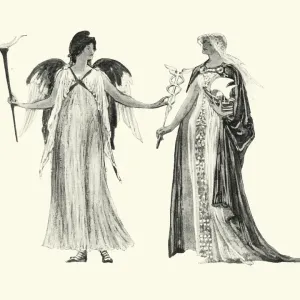 The spirits of freedom and commerce by Walter Crane The spirits of freedom and commerce by Walter Crane