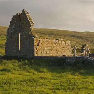Print of Old Church Ruins in the Irish Countryside Print of Old Church Ruins in the Irish Countryside