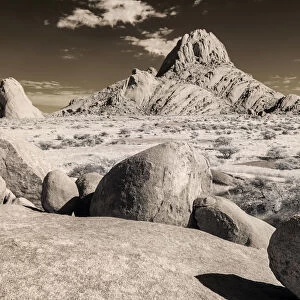 The Spitzkoppe or Inselberg photographed in Infrared, Spitzkoppe, Erongo Region, Namibia, Africa