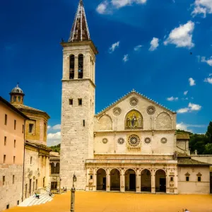 Spoleto Cathedral Print, Umbria Spoleto Cathedral Print, Umbria