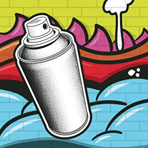 Spray Can Grafitti Art